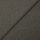 Maille Milano polyester Lurex chemin croisé beige et noir