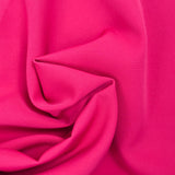 Crêpe de polyester fuchsia
