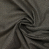Maille Milano polyester Lurex chemin croisé beige et noir