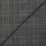 Maille Milano polyester Lurex prince-de-galles noir et blanc