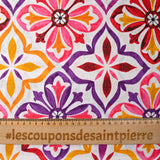 Fondo de color rosa, morado y mostaza de Policoton