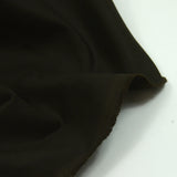 Gabardine de polyester marron foncé