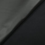 Black imitation leather with suede backing