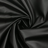 Black imitation leather with suede backing