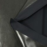 Simili cuir envers maille noir