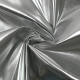 Simili cuir envers maille argent