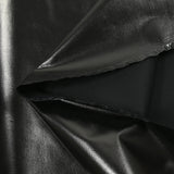 Tissu sergé de viscose enduit imperméable noir