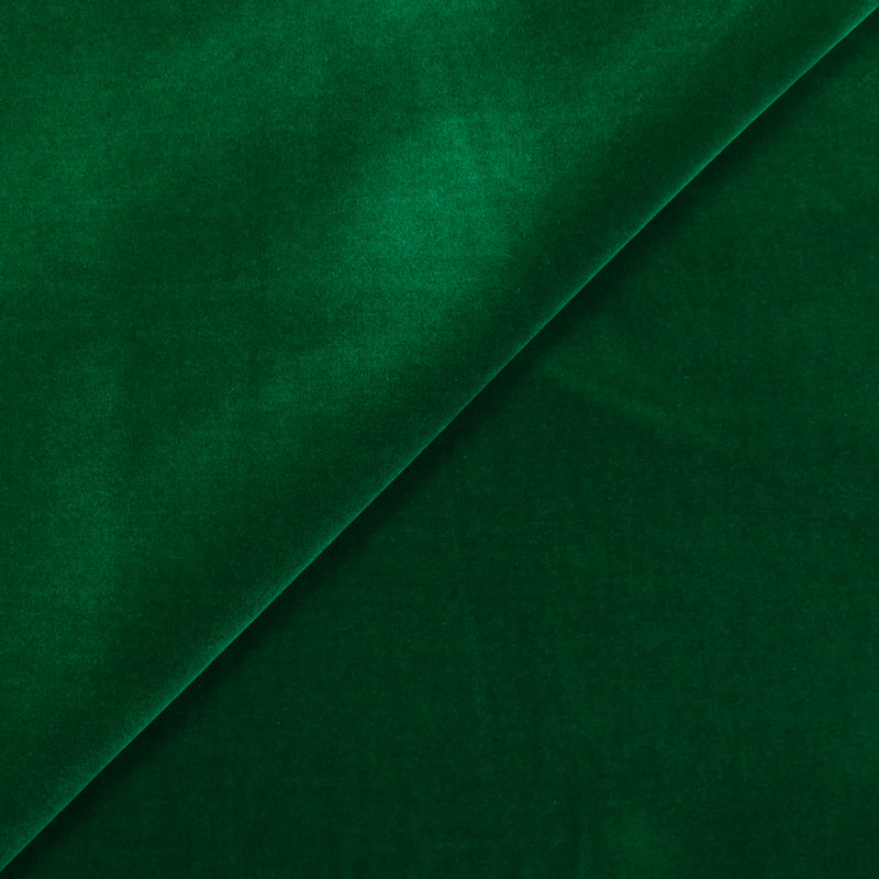 Velours de coton ras vert sapin