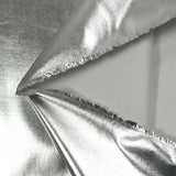 Silver waterproof coated viscose twill fabric