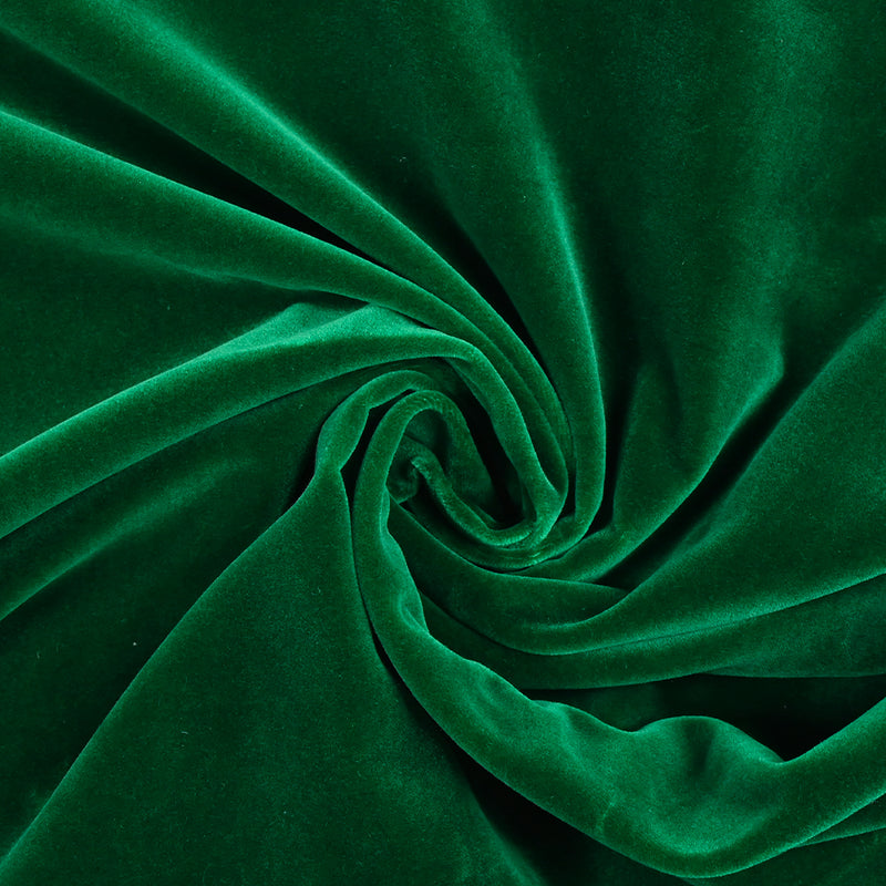 Velours de coton ras vert sapin