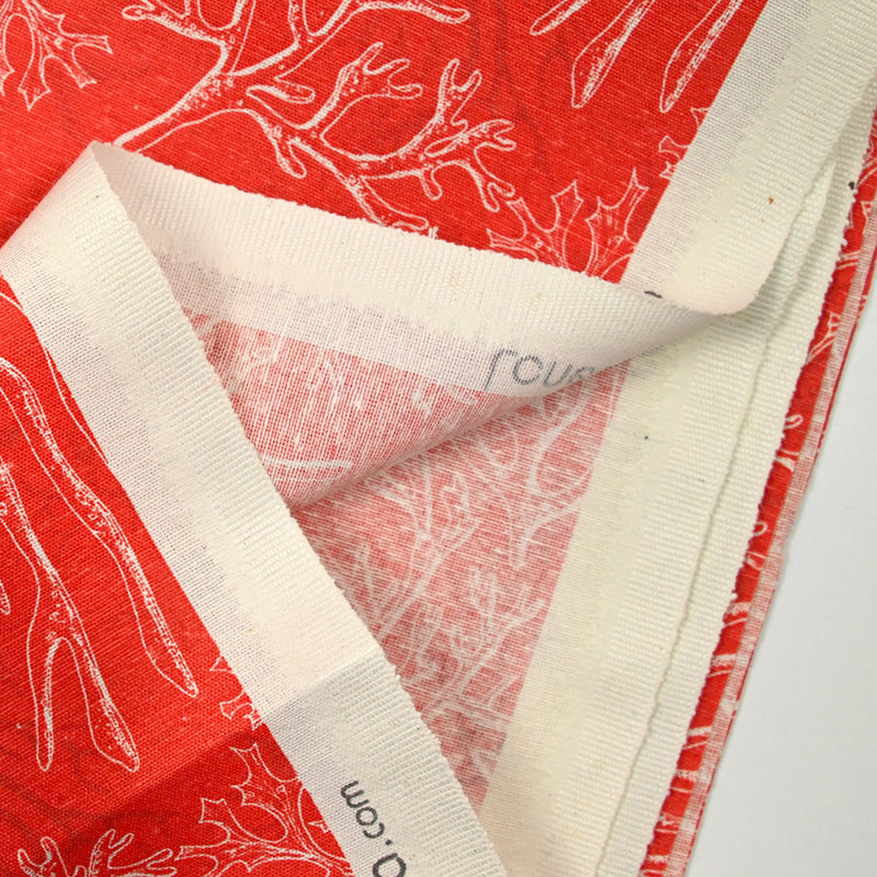 Orange Corail Polycotton Print