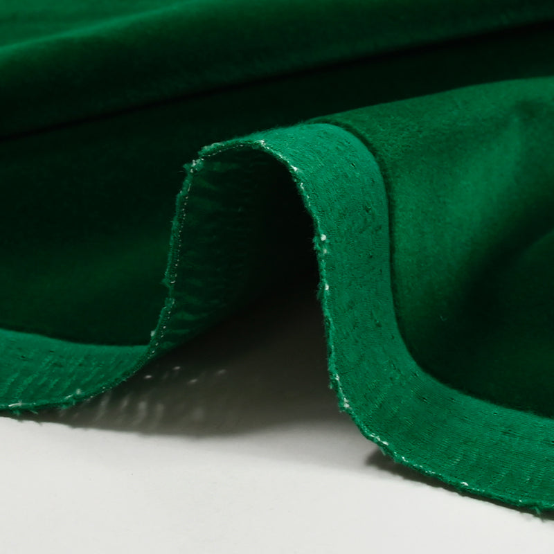 Velours de coton ras vert sapin