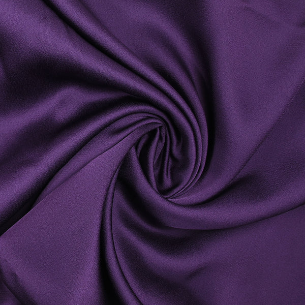 Purple acetate satin crepe