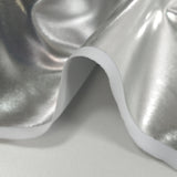 Simili cuir envers maille argent