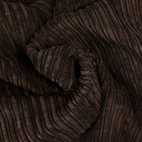 Velours côtelé fourré double face marron