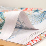 Polycotton Printed Star of Sea White background