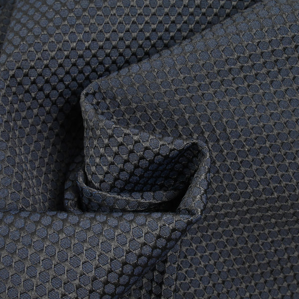 Polycotton Fantasy Black Fond Marine