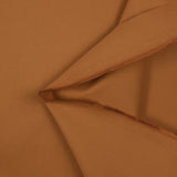 Sergé de coton élasthanne orange brûlé