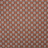 Coton imprimé Grenade marron