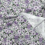 Coton imprimé Arona violet