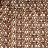 Coton imprimé Getxo fond marron