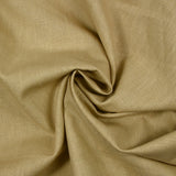 Lin et coton uni beige