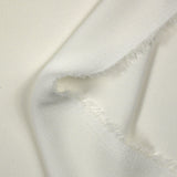 Crêpe de polyester blanc cassé