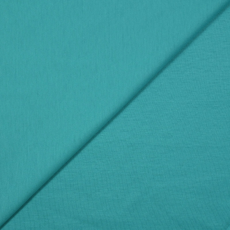 Jersey de coton turquoise