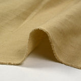 Lin et coton uni beige