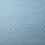Chambray matelassé Eva bleu clair