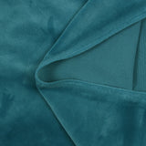 Jersey de velours tout doux bleu paon