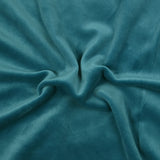Jersey de velours tout doux bleu paon