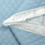 Chambray matelassé Eva bleu clair