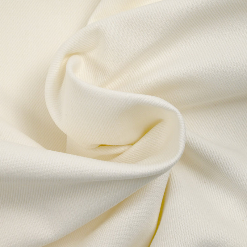 Jean's coton lourd blanc cassé