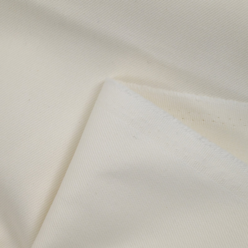 Jean's coton lourd blanc cassé