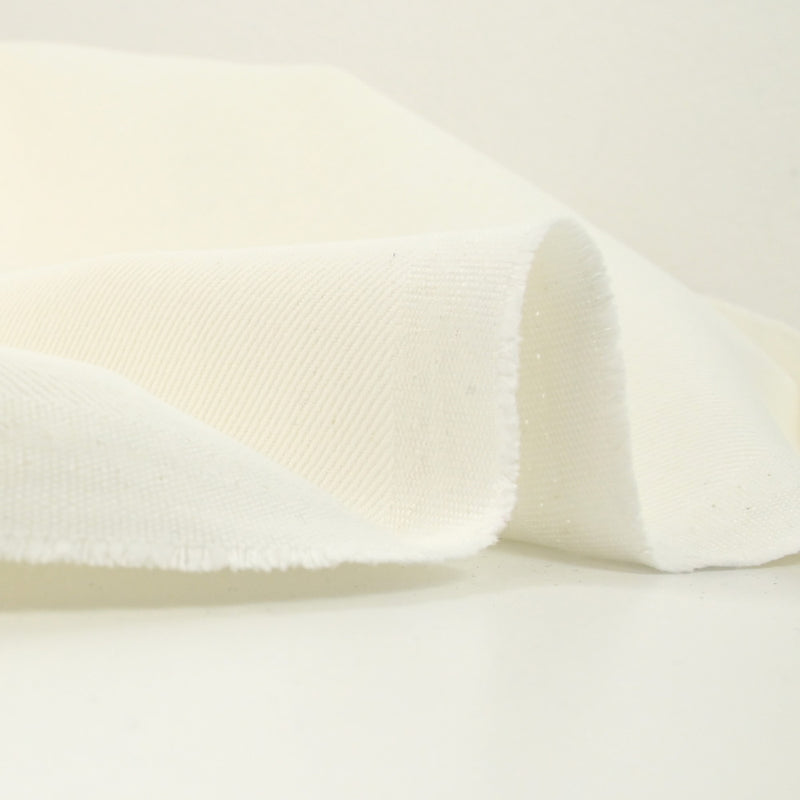 Jean's coton lourd blanc cassé