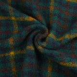 100% Laine sherpa à carreaux Anouk fond canard