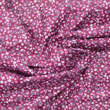Coton imprimé Oviedo fond violet