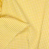 Coton imprimé vichy 3mm jaune