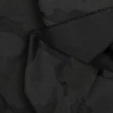 Black camouflage print jeans