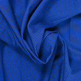Coton tissé-teint à carreaux bleu