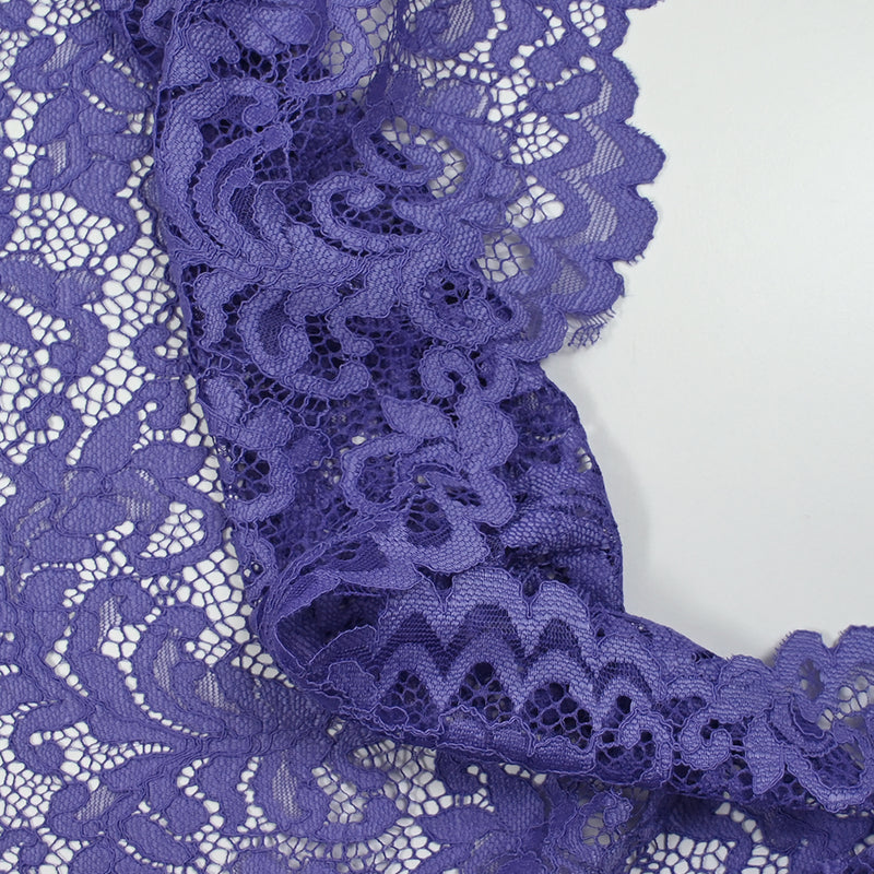Dentelle festonnée Judith lavande