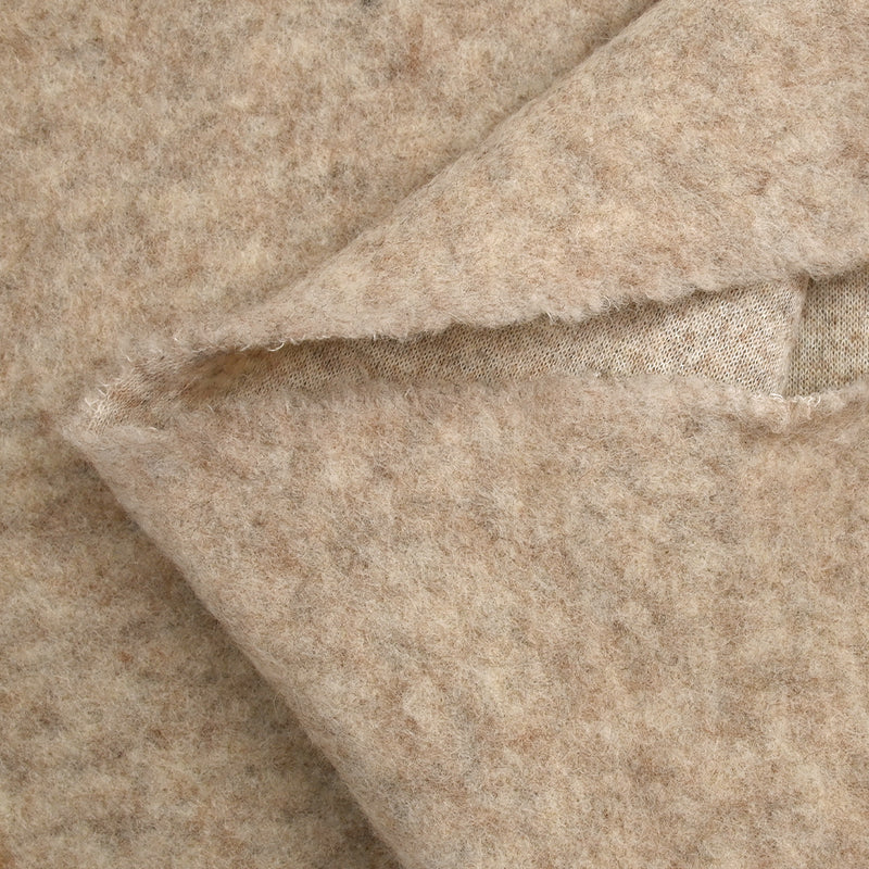 100% Laine bouillie sable chiné