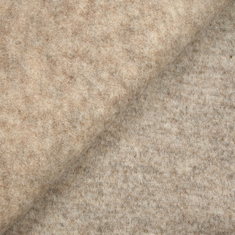 100% Laine bouillie sable chiné