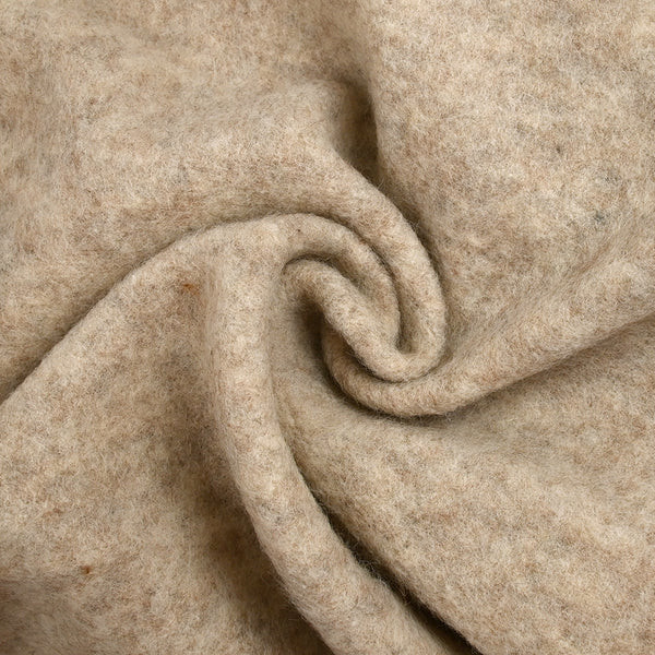 100% Laine bouillie sable chiné