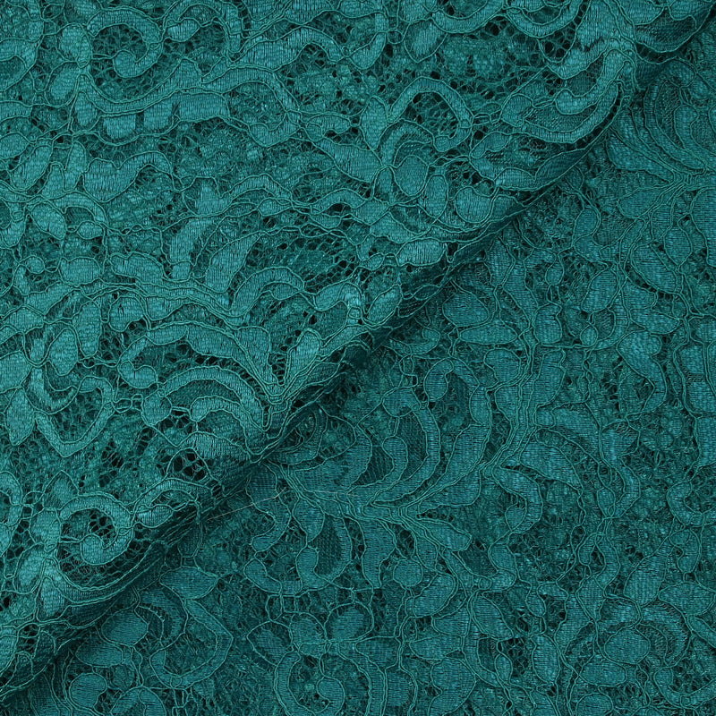 Encaje festoneado Judith azul pato