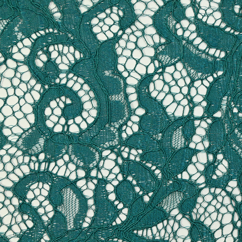 Encaje festoneado Judith azul pato