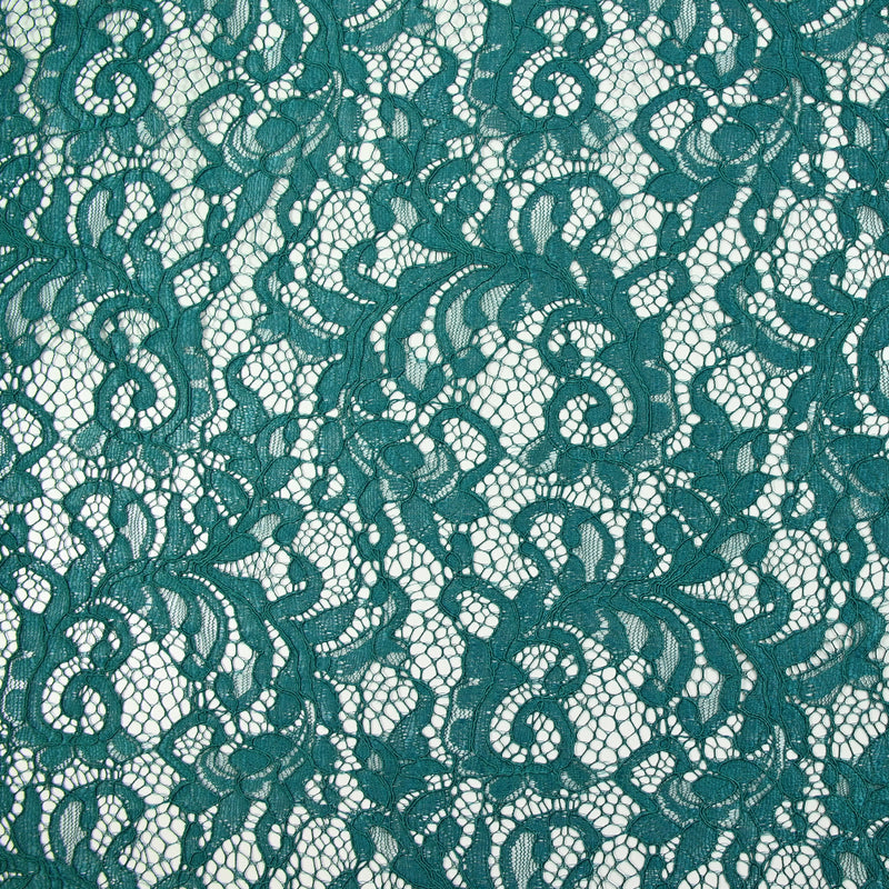 Encaje festoneado Judith azul pato