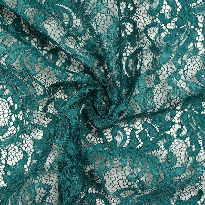 Encaje festoneado Judith azul pato