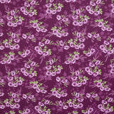 Coton imprimé Santander fond violet